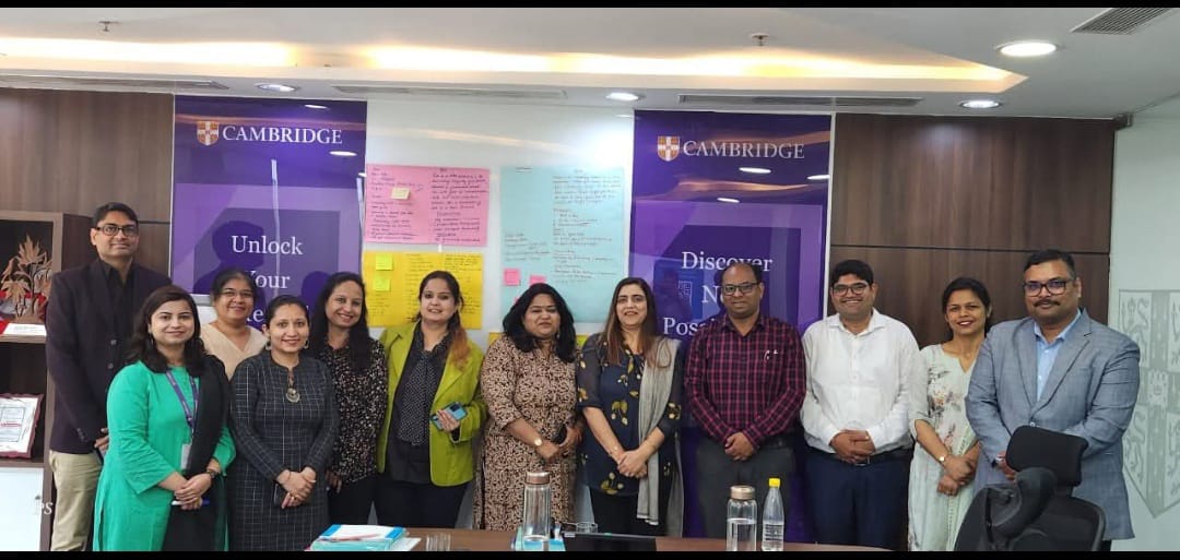 Eminent guest on professional students discussion program at Cambridge University press, New Delhi on 20th March 2024